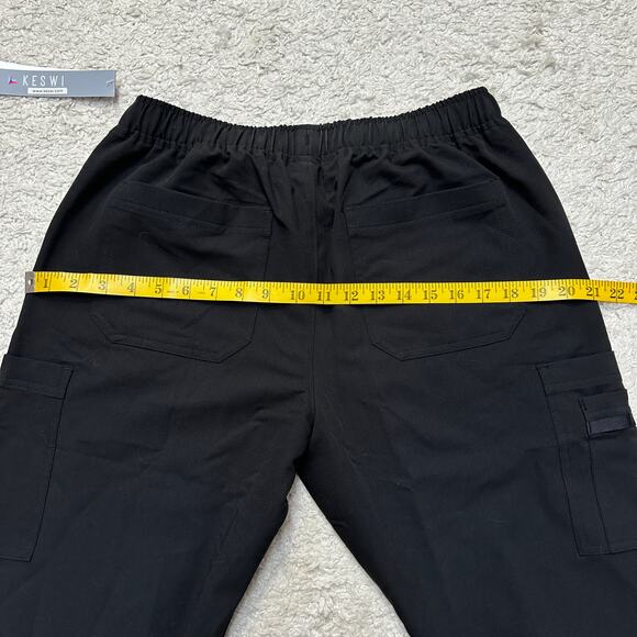 Keswi 9-Pocket Interior Drawstring Medical Pants Durable Cargo Scrubs Sz: M -NWT - Picture 8 of 10